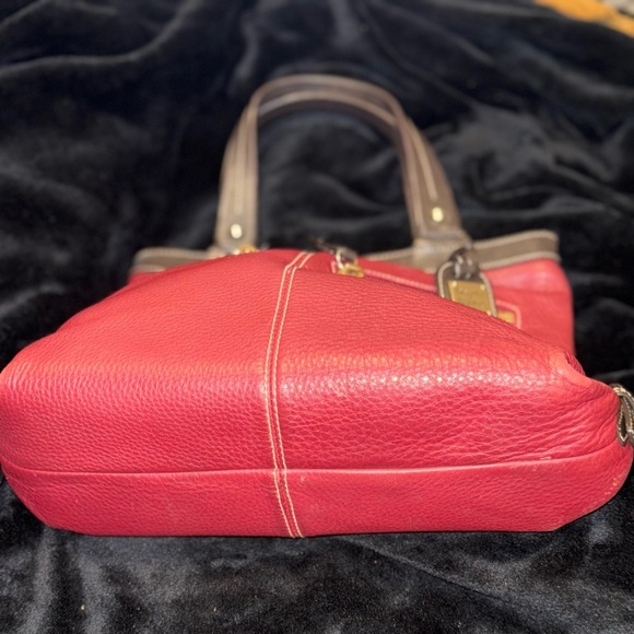 Dooney And Bourke Brown Pebbled Leather Sara Purse Handbag - Picture 6 of 16